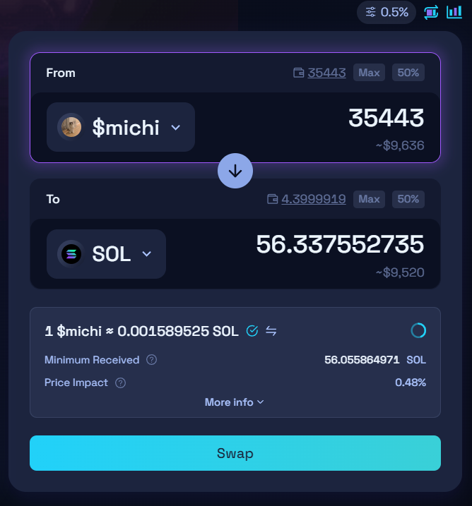 CorsiJake's tweet image. Claim your $MICHI now x.com/cryptomichisol…