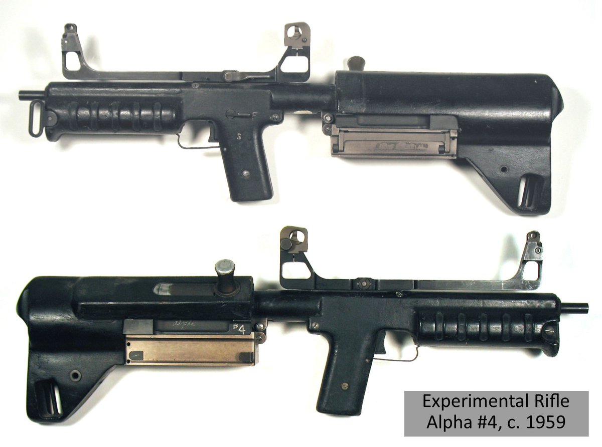 An experimental bullpup design by Springfield Armory from 1959, chambered in .30