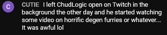 ChudLogicOOC's tweet photo. https://t.co/uEQBjqUyCR