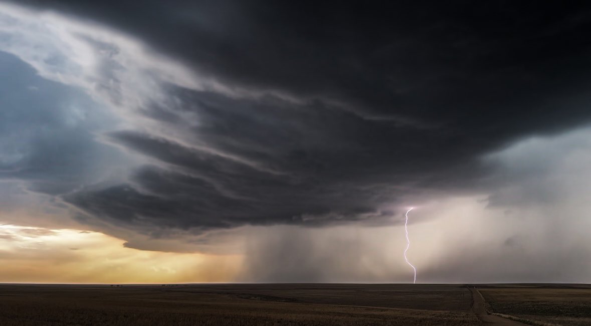 Epic structure and CG combo over Lamar, Colorado! #cowx