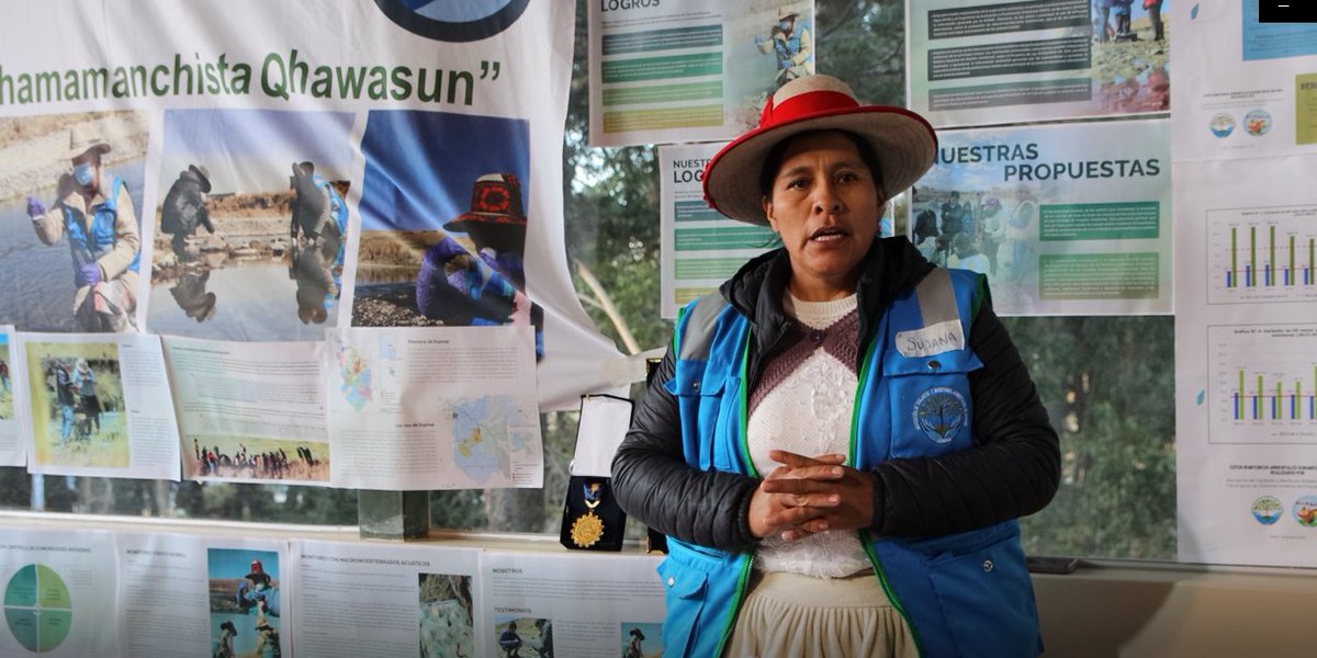 RedMuqui's tweet photo. Finaliza el primer día del V Encuentro Nacional de Vigilantes y Monitores Ambientales, en #Puno, con la exposición e intercambio de experiencias en los temas de gestión de resultados de los monitoreos, comunicación e incidencia, y fortalecimiento de los comités y articulación💧 https://t.co/dUh3kyWOT7