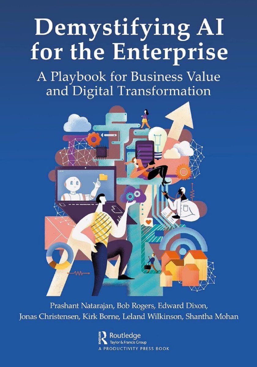 ⭐⭐⭐⭐⭐
'Demystifying #AI for the Enterprise: A Playbook for Business Value and #DigitalTransformation” — by me & others. 👉See it here: amzn.to/3zQbw6b
—————
#MachineLearning #BigData #DataScience #EnterpriseAI #AIStrategy #DataLeadership #IoT #IIoT #Edge #DAIFE