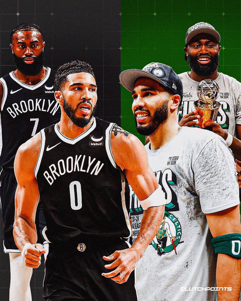 Jayson Tatum and Jaylen Brown could have been Nets if not for the infamous trade back in 2013 where the Celtics traded Paul Pierce, Kevin Garnett and Jason Terry to Brooklyn. Here's what the Jays have accomplished together in Boston since becoming teammates in 2017: 🍀8