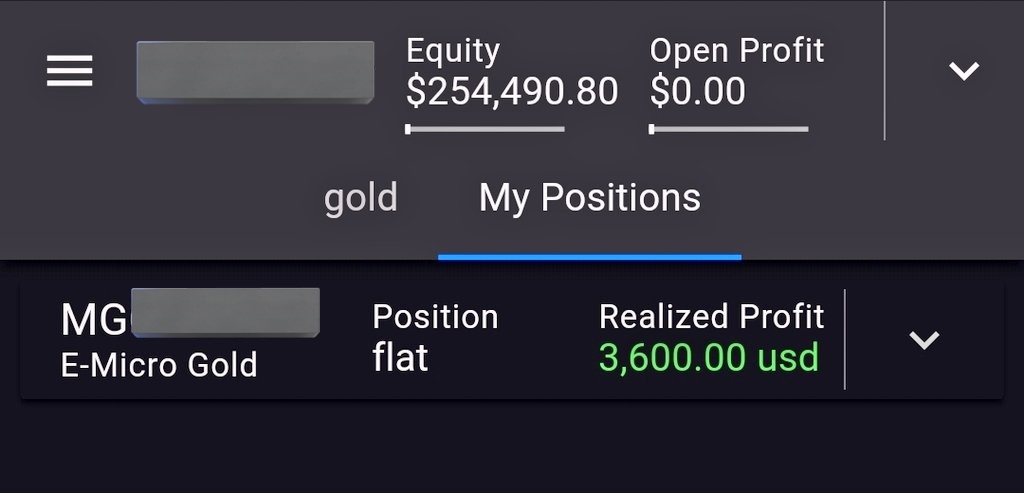 🛑 Just went flat like my ex-wife's a$$.

👩‍🔬: Trade P/L: $3,600
💰: Balance: $254,490.80

#Goodnight GN... say it back 😆 

#futures #forex #ForexTrade #forextips
