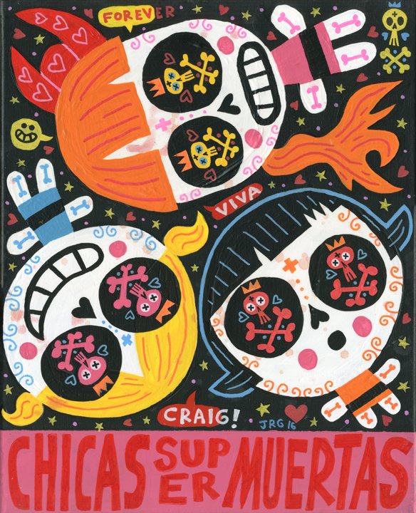 I think every artist should have their own version of the powerpuff girls