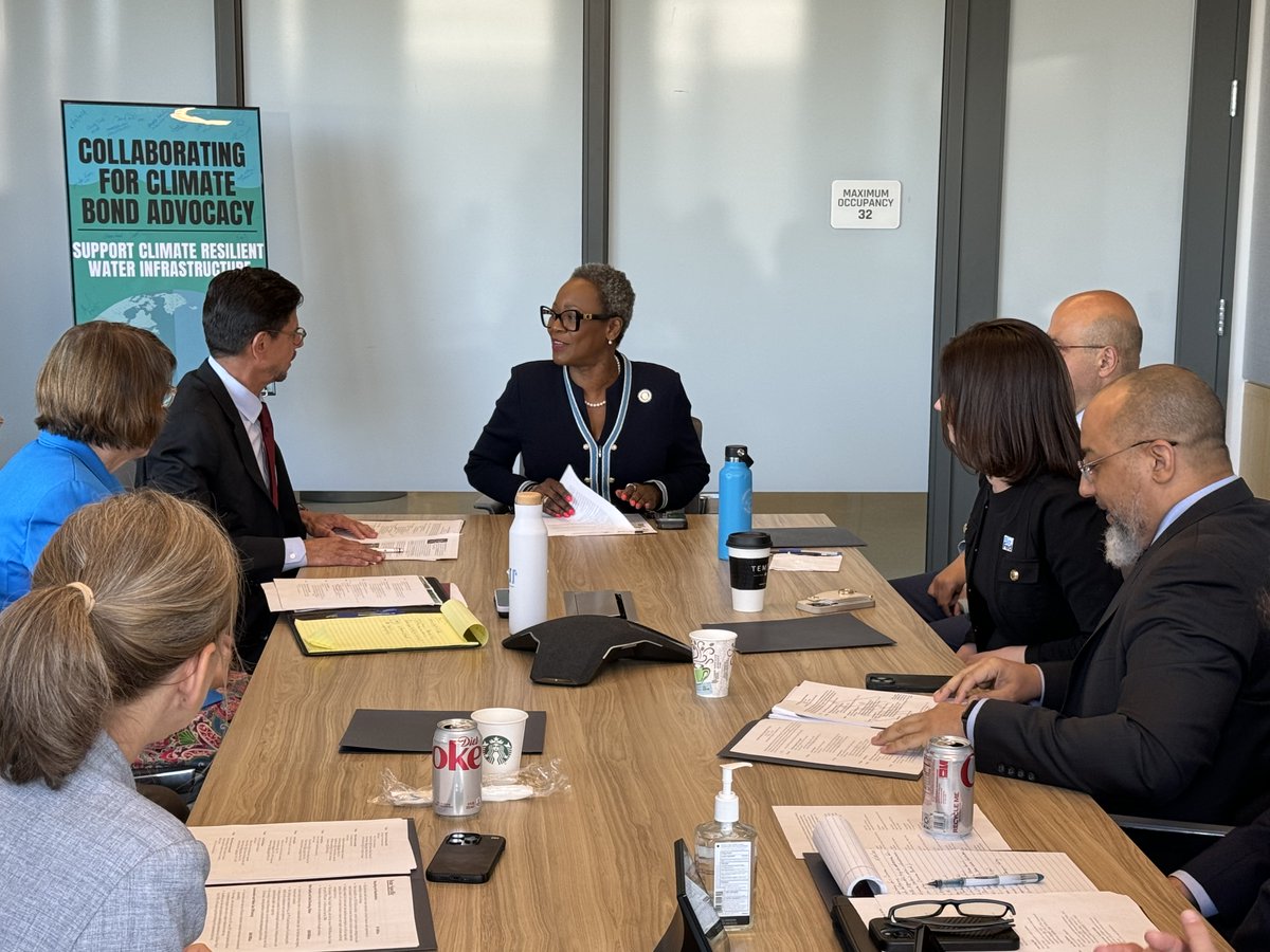 As part of a statewide coalition, MWD reps spent Wednesday in Sac advocating for the inclusion of key priorities related to water infrastructure &amp; climate resilience in the proposed climate resilience bond under consideration. We met with more than a dozen legislative offices.