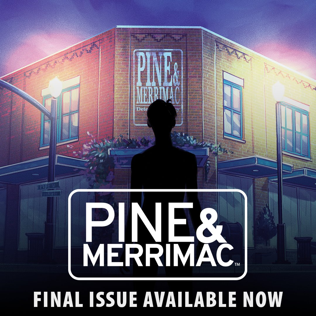After Parker and Linnea finally discover the inner workings of what was once thought to be a seemingly quiet town, Linnea faces a soul-shattering heartbreak... The FINAL ISSUE of PINE & MERRIMAC is available now at your local comic book shop! boomstud.io/FindAShop