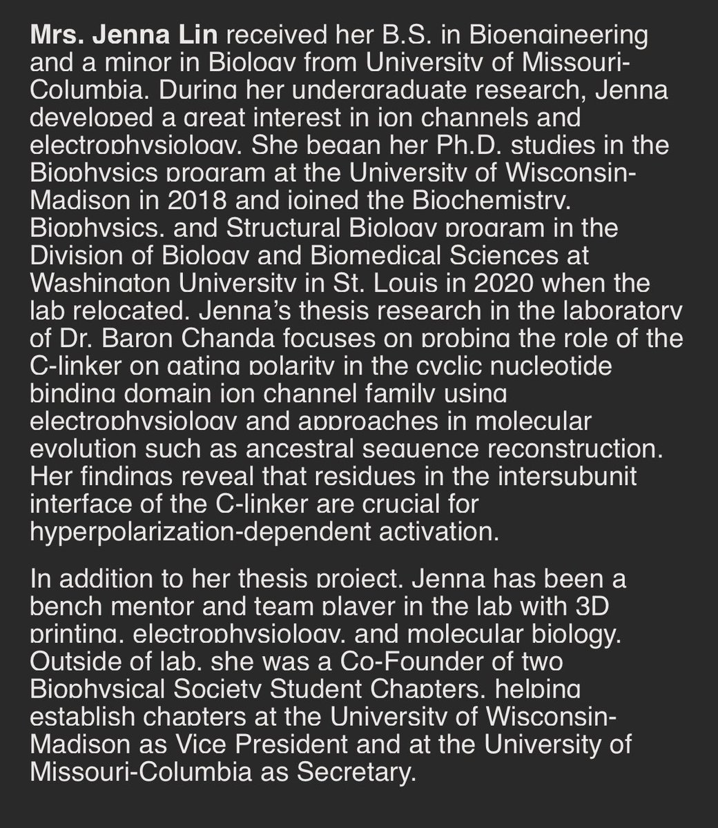 Congratulations @JennaLLin from the @ChandaLab06 for being selected as one of the recipients of the 2024 John E. Majors award!  #WomenInStem