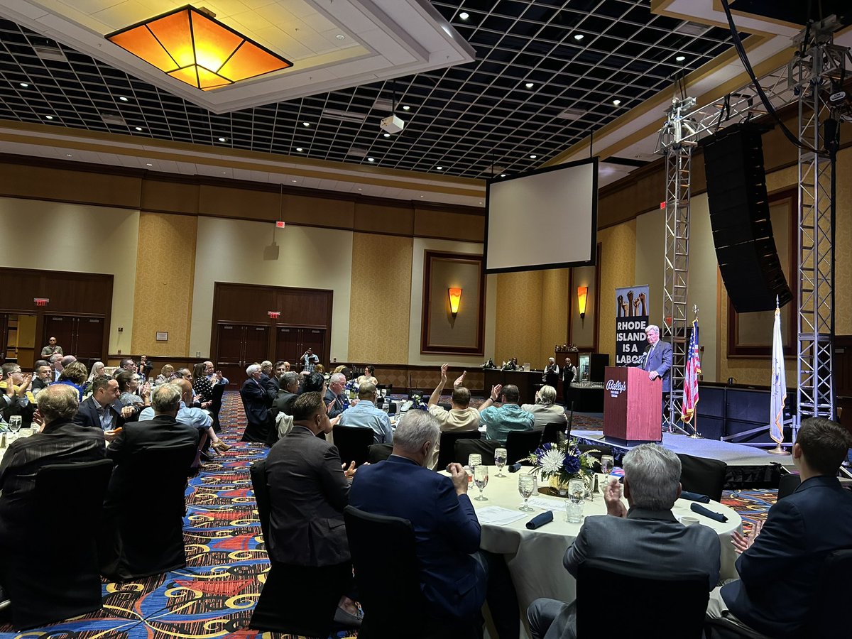 So grateful to have the support of the hardworking members of @riaflcio. I will never stop fighting to improve the lives of working Rhode Islanders &amp; grow the middle class by passing laws to secure fair pay, good working conditions, the right to organize, &amp; dignity in retirement.