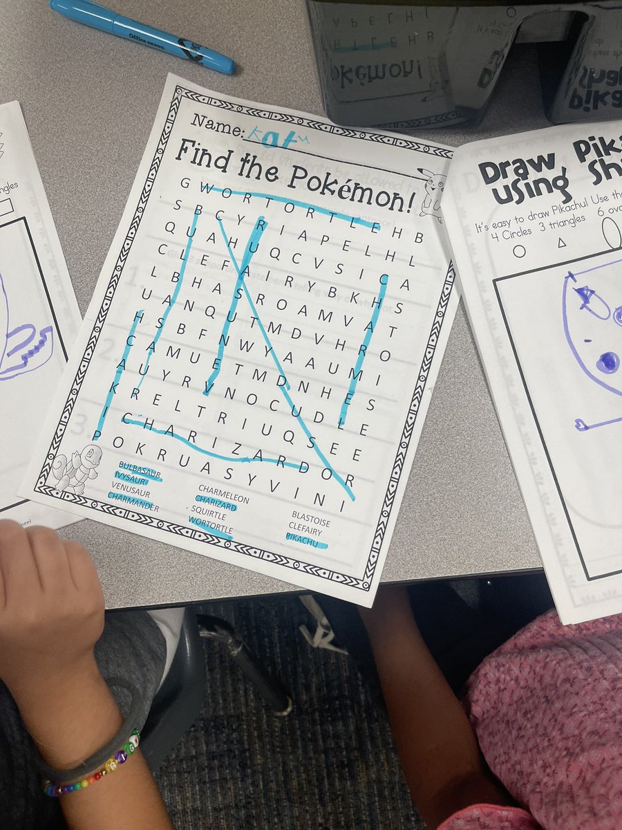 Pokemon Day in first grade. Gotta teach em’ all! <a href="/HolbrookCFISD/">Holbrook Elementary</a>