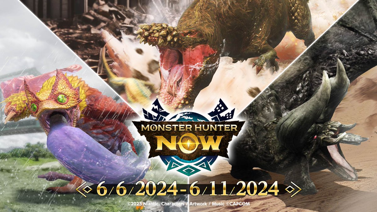 MH_Now_EN's tweet image. 📢 Season 1 Climax event!

End the season on a high note with monsters, monsters, and more MONSTERS! Starts June 6th at 9am.

#MHNow
monsterhunternow.com/news/season1fi…