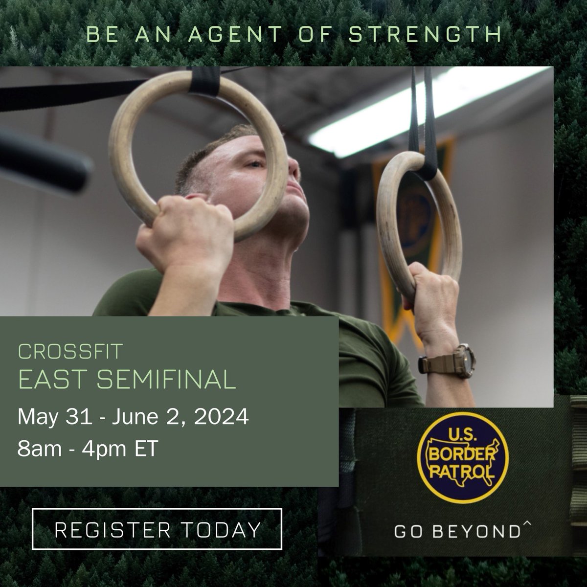 Calling all fitness enthusiasts and future Border Patrol Agents. Dive into the adrenaline-pumping atmosphere of the @CrossFitGames North America East Semifinal by Syndicate Crown. Connect with @CBP recruiters and discover your potential: go.dhs.gov/3wq #NowHiring