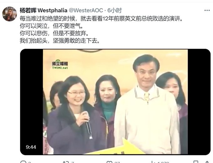 不男不女 的小丑杨若晖为了博流量，抱台独的大腿，是台独给的钱多，还是被美爹抛弃了。