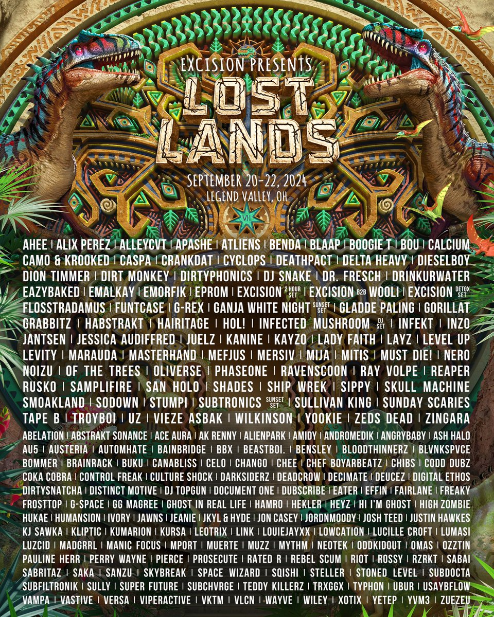 LOST LANDS 🦖 ROUND TWO🦇 LETS GET TURNT @lost_lands 🧛🏾