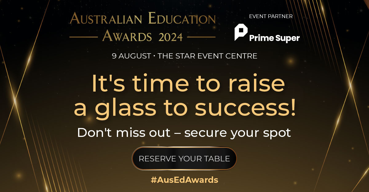 Be part of the grand celebration at the #AusEdAwards! Join us on 9 August 2024 at The Star Event Centre as we honour the best in education.🏅

Reserve your table now before it's sold out! Secure your spot here: hubs.la/Q02ywz330

#EducationExcellence #BestinEducation