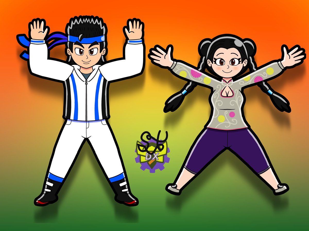 Akira Yuki and Pai Chan, two asian fighters from Virtua Fighter! 

#virtuafighter #akirayuki #paichan #fanart #sega