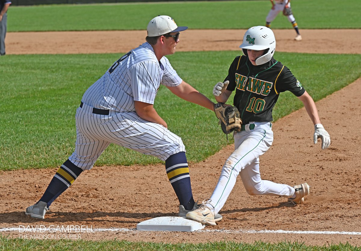 Shawe suffered an 8-2 loss to Trinity Lutheran in the Class A Sectional Championship game on Monday. The Hilltoppers end the season with an 11-14 record. (Madison Courier Photos)