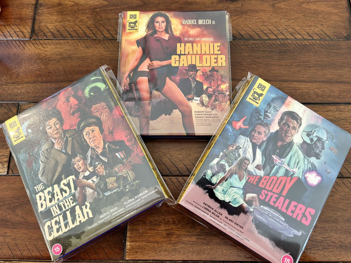 Great mail day from @diabolikdvd ! @88_Films and @ThatTallGinger are knocking it out of the park with these releases. The gorgeous artwork was what spurred me to pick these up initially but these are nice presentations across the board. Really enjoying them!