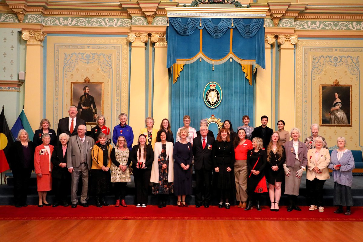 Across 110 years, @RedCrossAU and its volunteers have supported social cohesion in Victoria. It was a pleasure to host the 2024 Red Cross Victoria Awards to recognise the contributions of staff and volunteers. Congratulations to all recipients. #GovernorVic