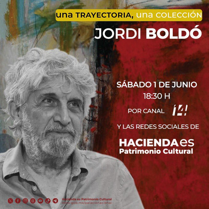 En la obra de Jordi Boldó observamos elementos provenientes del informalismo catalán y el expresionismo estadunidense. Los invito a ver este 1 de junio el capítulo de la serie #UnaTrayectoriaUnaColección en el que lo entrevistamos.