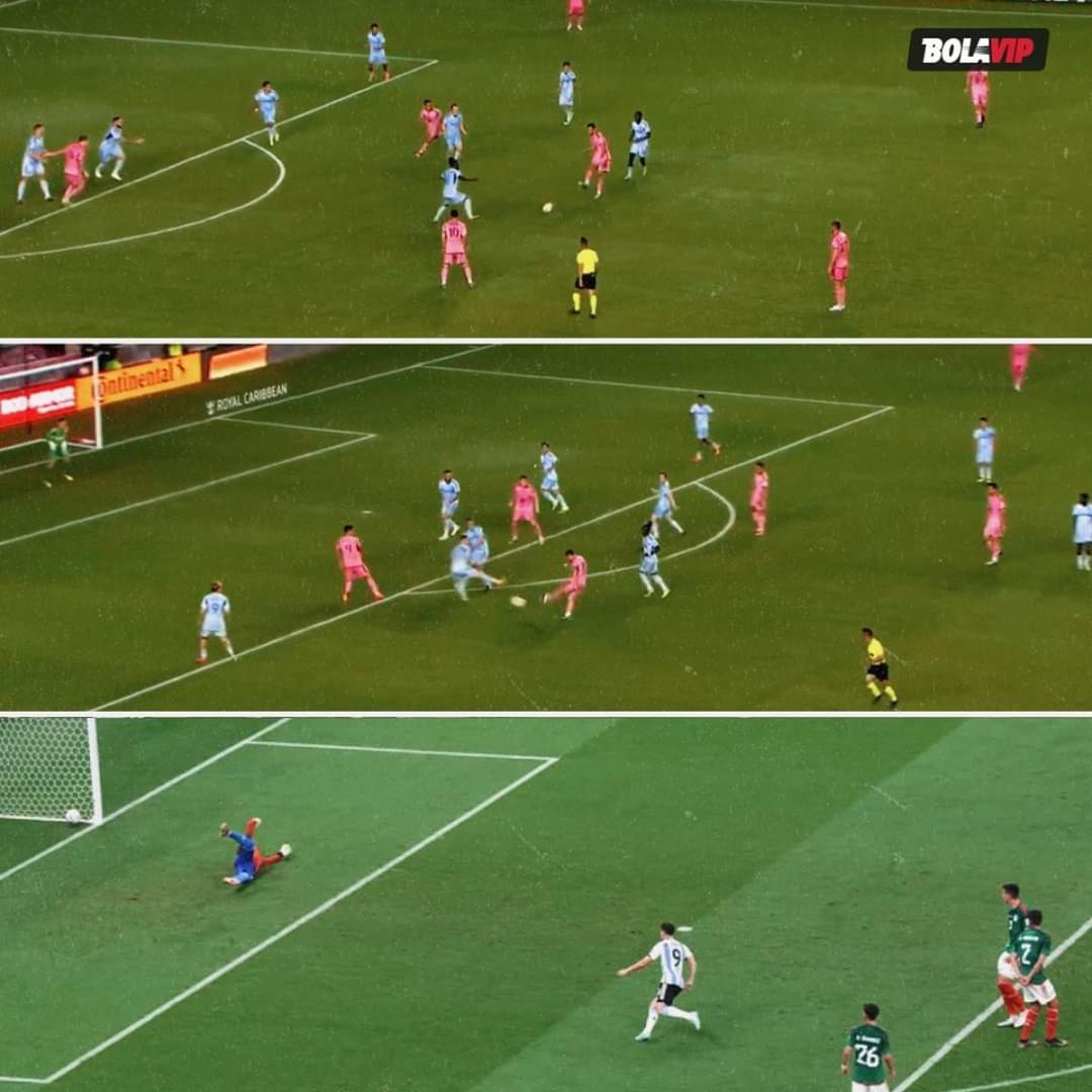 Messi recreated his goal against Mexico in the MLS vs. Atlanta United 🐐🤯