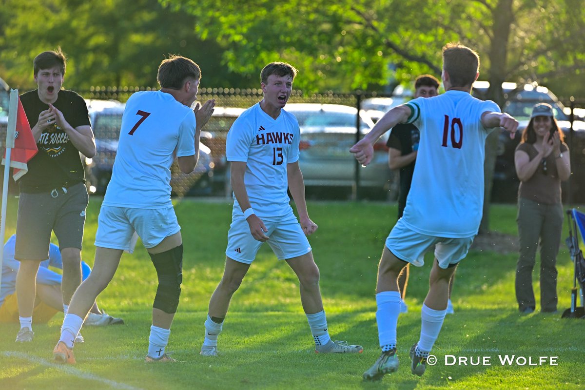 druewolfephoto's tweet photo. HT: 1-1 @Ankenysoccer is tied with Dowling Catholic at the Quarterfinals of State!  Austin Lundberg with the goal!  @Ankeny_Hawks https://t.co/d025D95cNf