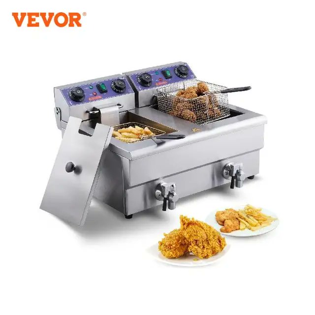 VEVOR 상업용 전기 딥 프라이어, 듀얼 탱크 포함, 12l 3000w 스테인레스 스틸 조리대 프라이어, 프라이드 치킨 프렌치 프라이용 알리 찐 후기
 reviewsu.gold-slushy.com/vevor-%ec%83%8…