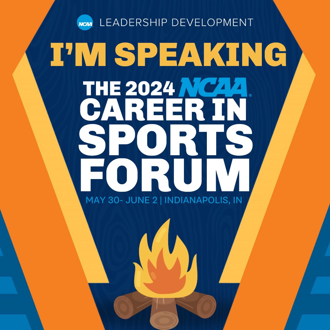 Day ☝🏾 of the Career in Sports Forum starts tomorrow, and I’m pumped for the student-athletes participating! Looking forward to making a trip to Indy this week to be a speaker and can’t wait to connect with future industry leaders. Let’s go!!! 👊🏾 #NCAALearnLead