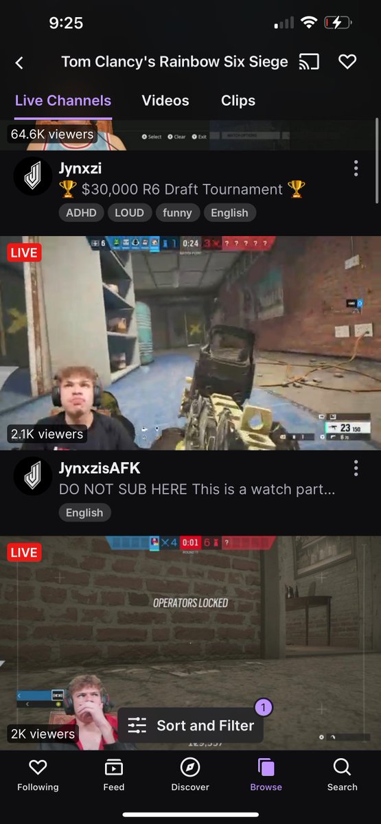 jynxzi has such unbelievable motion that he’s the top channel on siege and the next 4 are all watchparty accounts