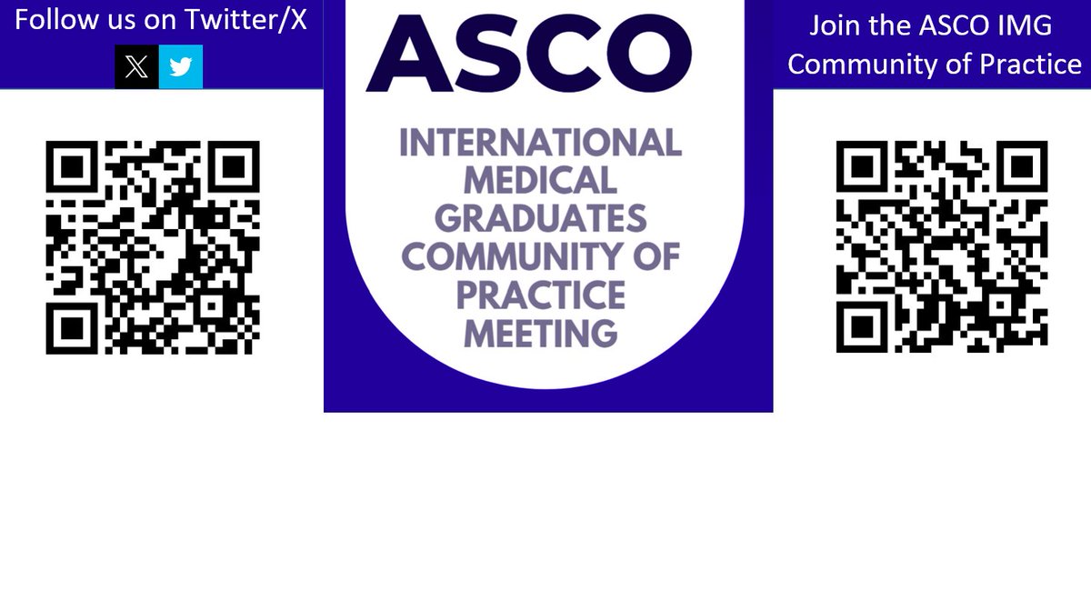 🎉 Get ready for #ASCO24🚀 Join the IMG Oncology Community of Practice (CoP) during #ASCO24 🌟 Scan our QR codes to invite your friends and connect with the #IMG Oncology Community! Let’s grow together💫 @ASCO @ASCOTECAG @OncoAlert