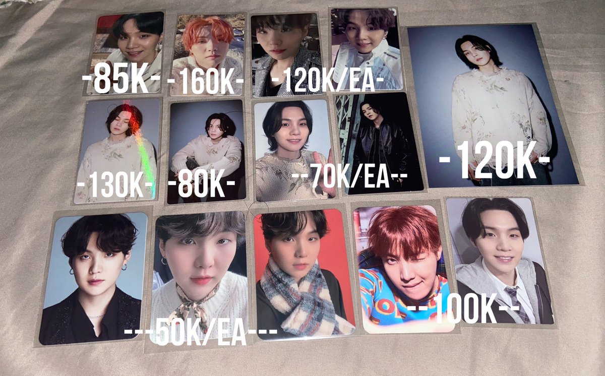 Help rt 💜
WTS ready ina
(UPDATE)

🔸inc. Pack
🔸co by shopee. exc adm 6%❌
🔸 full co/split pay ✅
🔸condi by DM
🔸Dom Tangerang
Makasi 🙏🏻

Bts pc suga yoongi aab suga