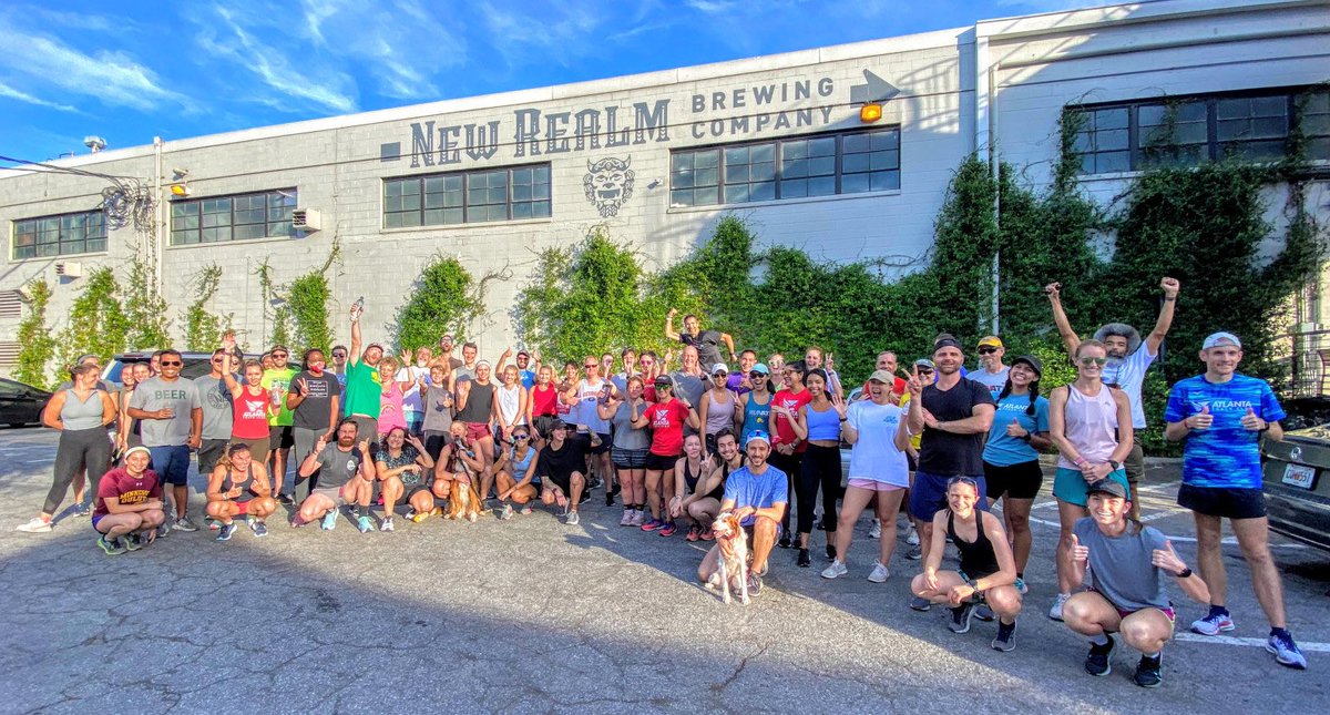 Join the Atlanta BeltLine Partnership & @ATLtrackclub for our weekly run club tomorrow @newrealmbrewing 

All paces and furry friends are welcome! No registration needed to join. 
Check-in at 6:15 pm, run starts at 6:30 pm 

Location: 550 Somerset Terrace SE Unit 101 Atlanta, GA