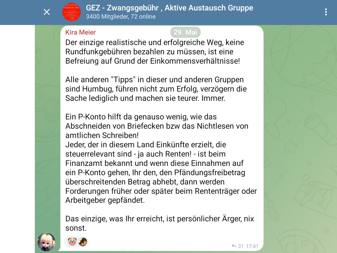 Ups, da hat Kira aber den Kanal aufgemischt. Ist zwar alles richtig, aber will sich niemand eingestehen. Und darum gehts dann rund.