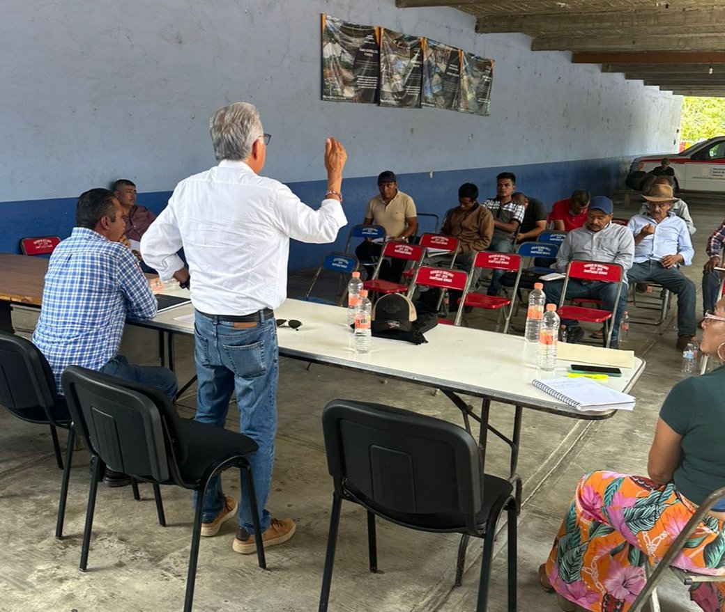 manuelduarteoax's tweet photo. Junto al Ing. Héctor Sánchez, Consejero independiente de CFE y nuestra Candidata al Senado, Luisa Cortés y la Diputada local, Xochitl Jazmín, nos reunimos con la Unión de Ayuntamientos de la Sierra Sur para fortalecer nuestro movimiento de la 4T apoyar a la Dra. Claudia Sheinbaum https://t.co/TJ30FyC3CM