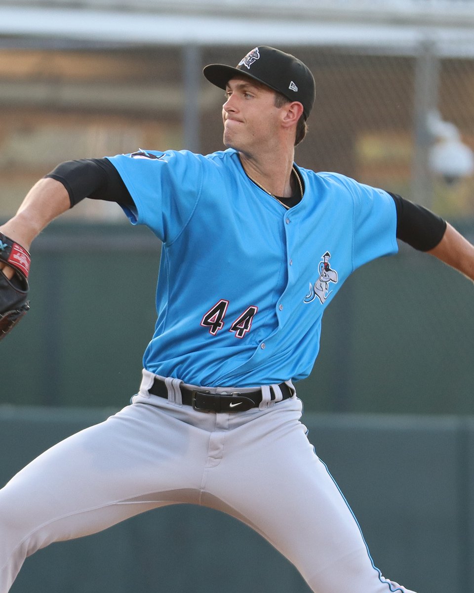 Two of the #Marlins' best young pitching prospects are moving up.

Noble Meyer (MIA No. 1) and Thomas White (MIA No. 3) have been promoted to High-A Beloit: atmlb.com/4e2un3a