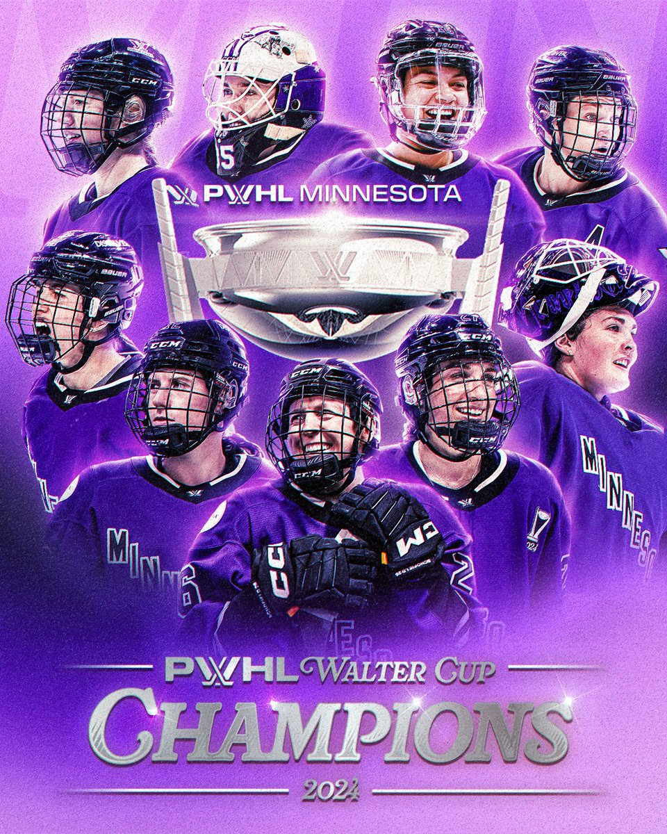 Walter Cup. Earned. PWHL Minnesota is your first-ever Walter Cup Champion!