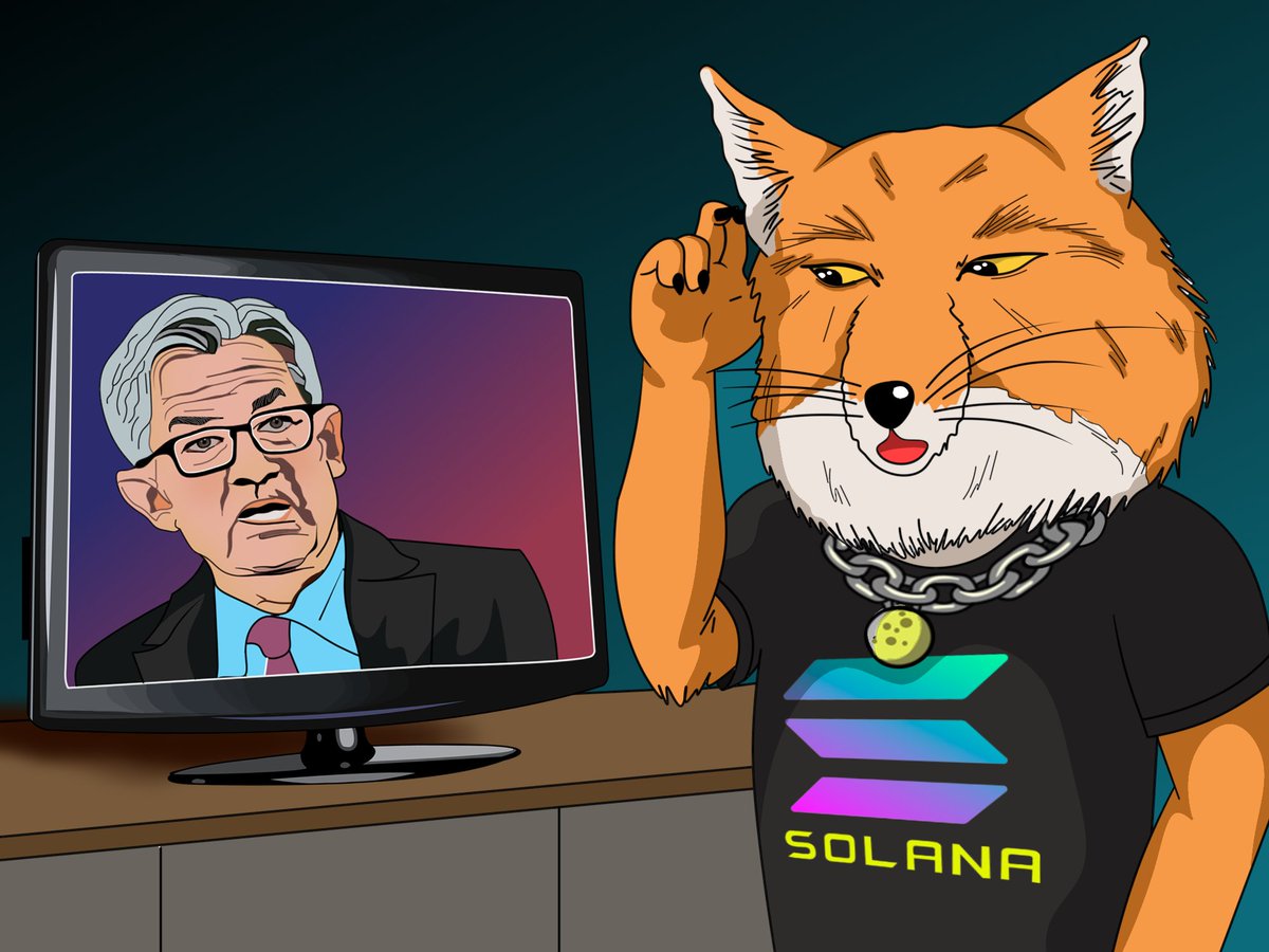 fomofox_meme's tweet photo. Hey Powel ! 
What we want to do is crypto pumping !
 
#solana #btc #eth #MEMECOİNS #Pepearmy https://t.co/I0s7LobAoM
