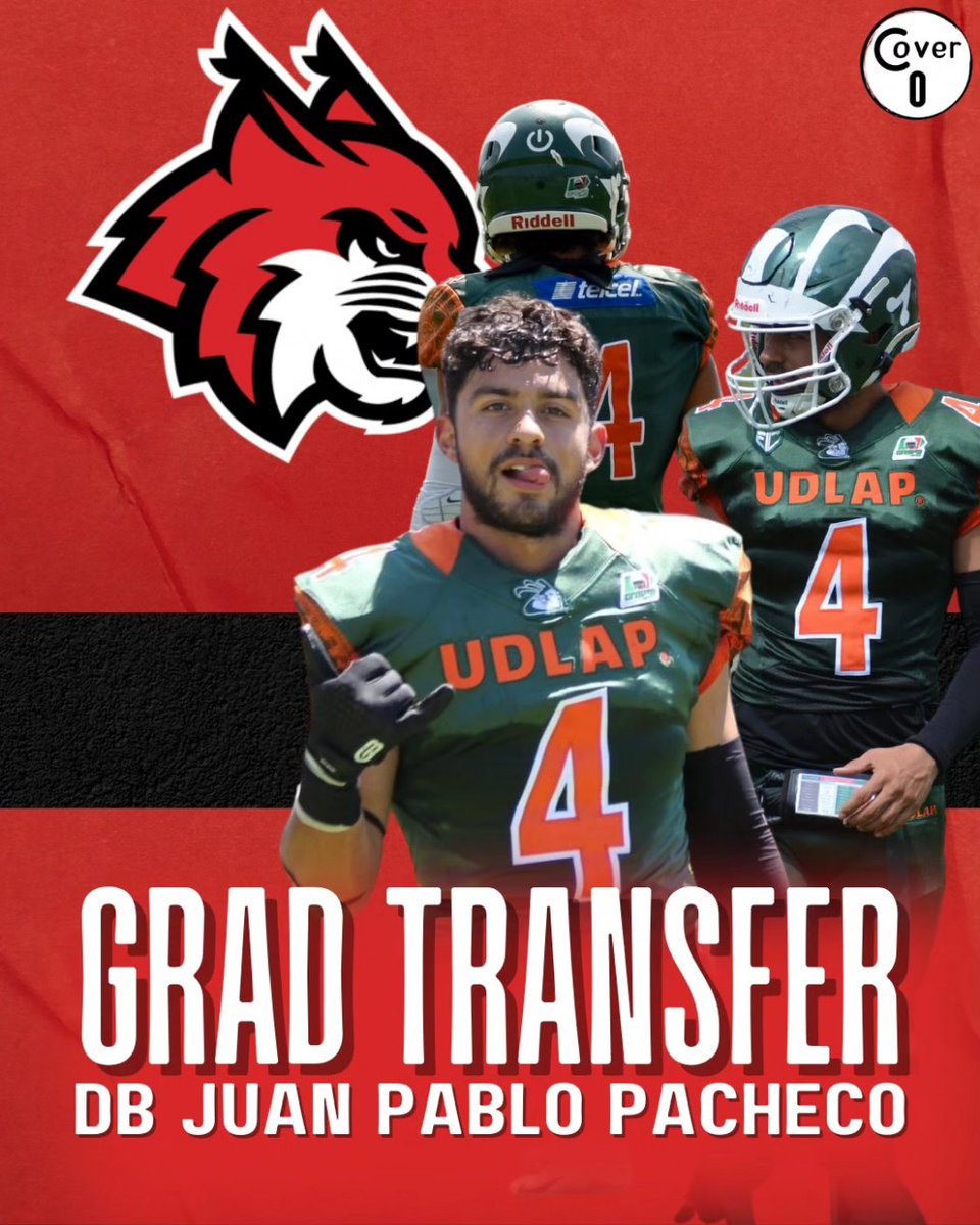 🚨 GRADUATE TRANSFER 🚨
El DB Juan Pablo Pacheco, proveniente del programa de Liga Mayor de Aztecas UDLAP, continuará su carrera como estudiante-atleta con un posgrado en @LincesMex.
#ONEFA #LigaMayor #Reclutamiento 🇲🇽