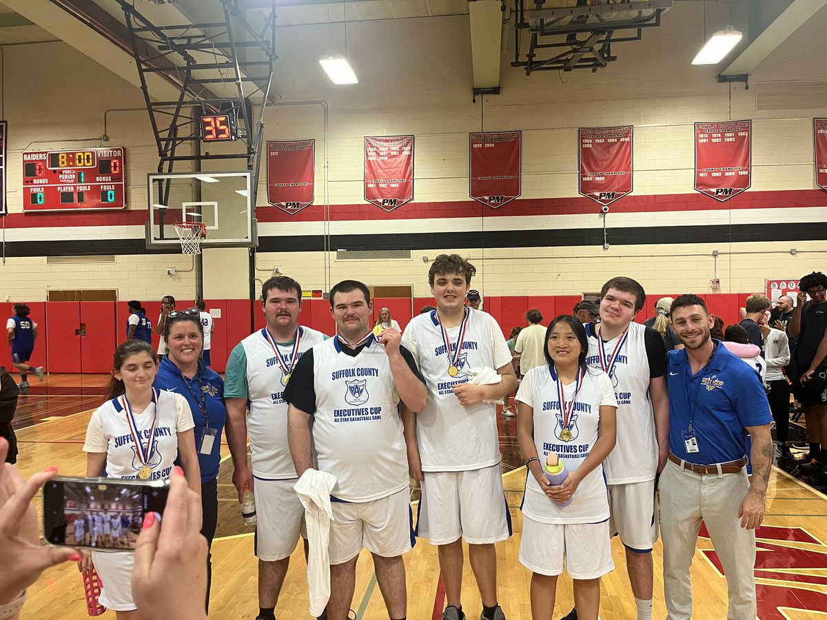 West Islip Unified Basketball Seniors and coaches at the <a href="/SectXISuffolk/">SectionXI</a> Unified AllStar Game 
So Proud! #wiproud #unified <a href="/RomanelliPaul/">Paul Romanelli, Ed.D.</a> <a href="/WestIslipLions/">West Islip High School</a> <a href="/drbman12/">Dr.  Bridgeman</a> <a href="/JeanneDowling11/">Jeanne Dowling</a> <a href="/DDMMorrison/">Dawn Morrison</a> <a href="/j_cameronjr/">Jim Cameron</a>