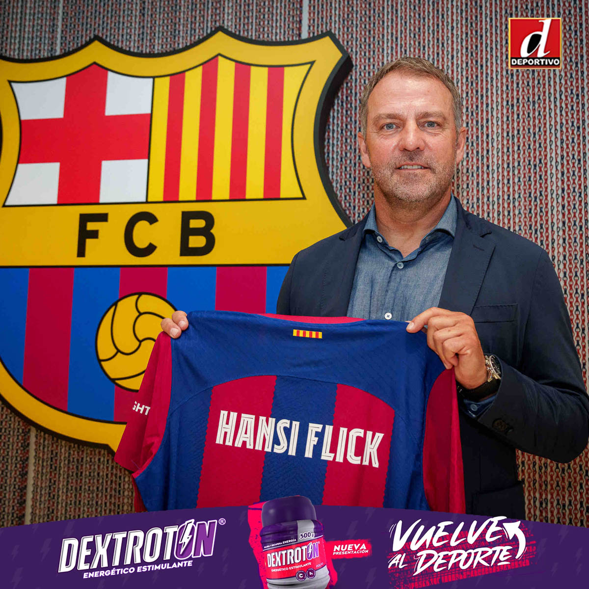 Hansi Flick es nuevo DT del Barcelona.