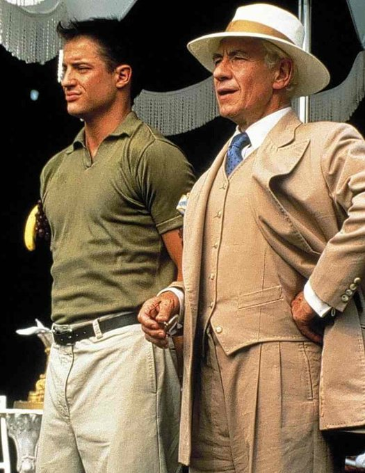 Brendan Fraser (left) and Ian McKellen in 'Gods and Monsters' (Bill Condon, 1998), a partly fictionalized account of the last days of the life of film director James Whale (22 July 1889 – 29 May 1957).
