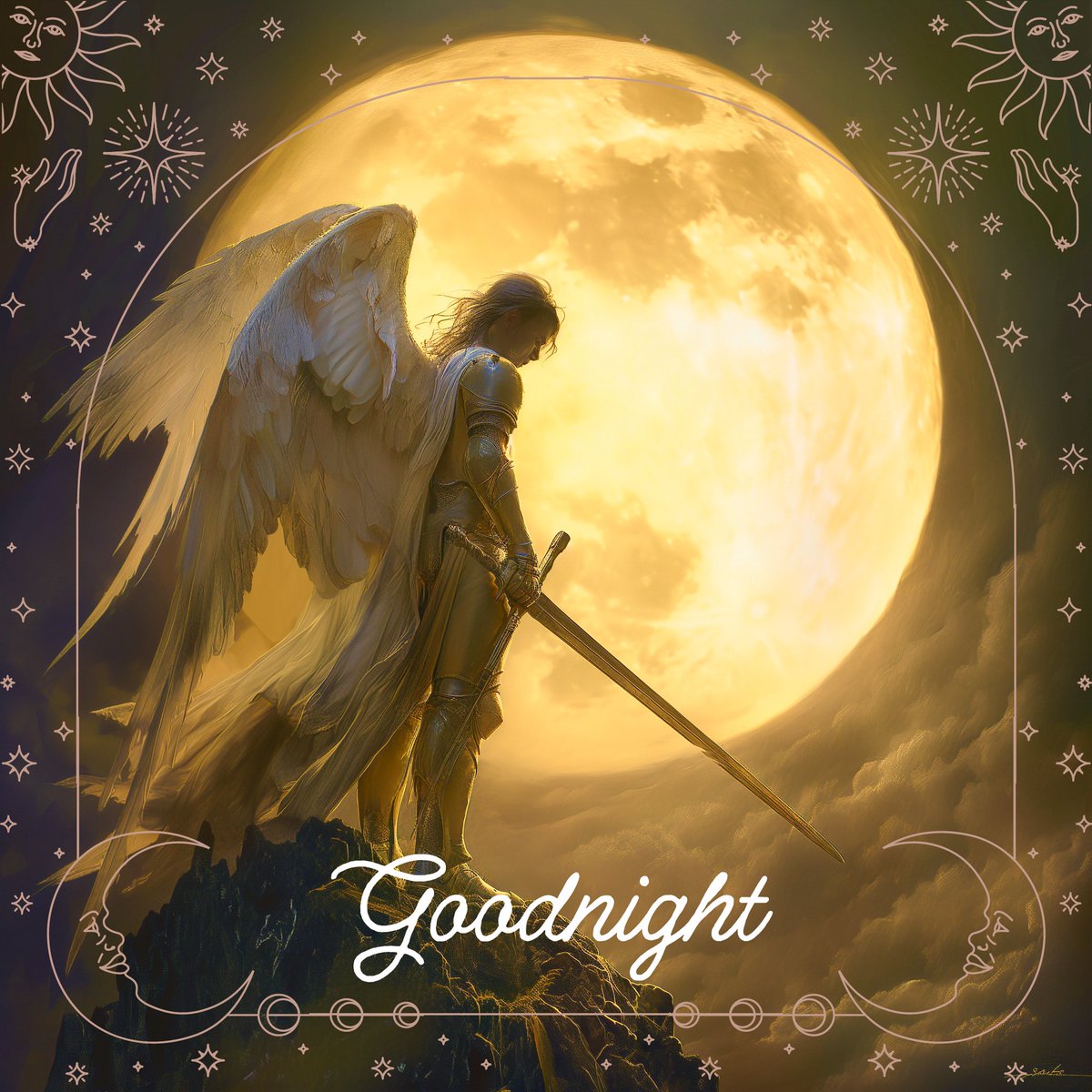 “May flights of angels speed thee to thy rest.” —William Shakespeare 

Goodnight y’all.