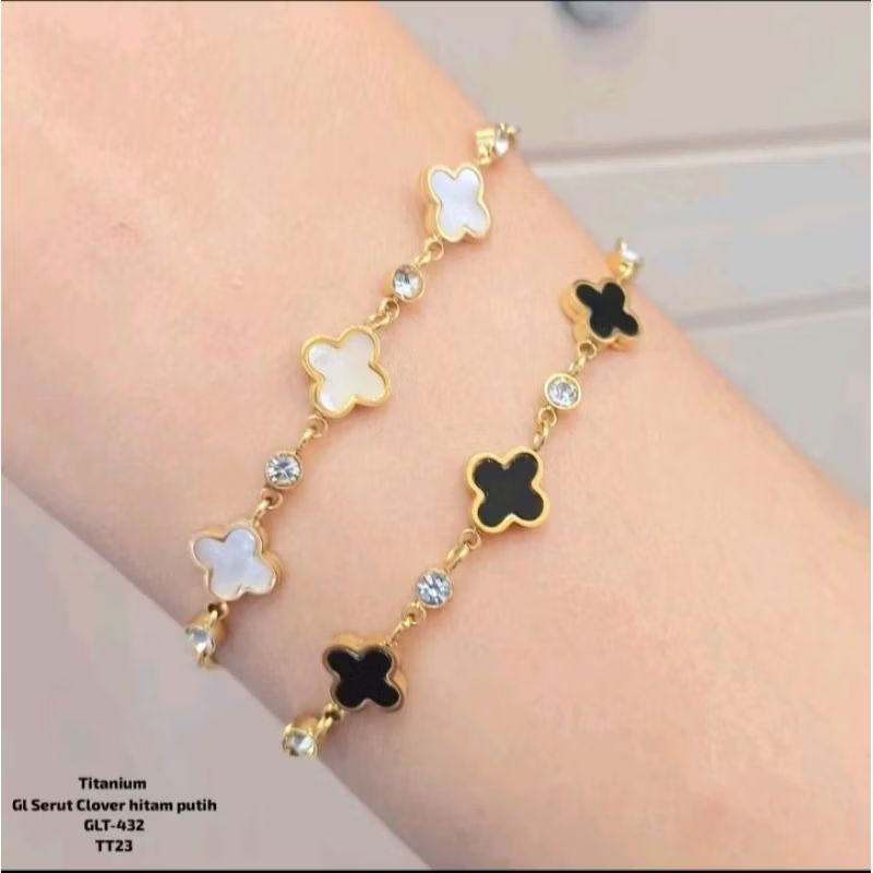 Gelang Tangan Serut Wanita Daun Clover Bolak Balik/Gelang Titanium Wanita Clover Dan Permata 

🔗 Link :  s.shopee.co.id/9pIlZf5Jve

-