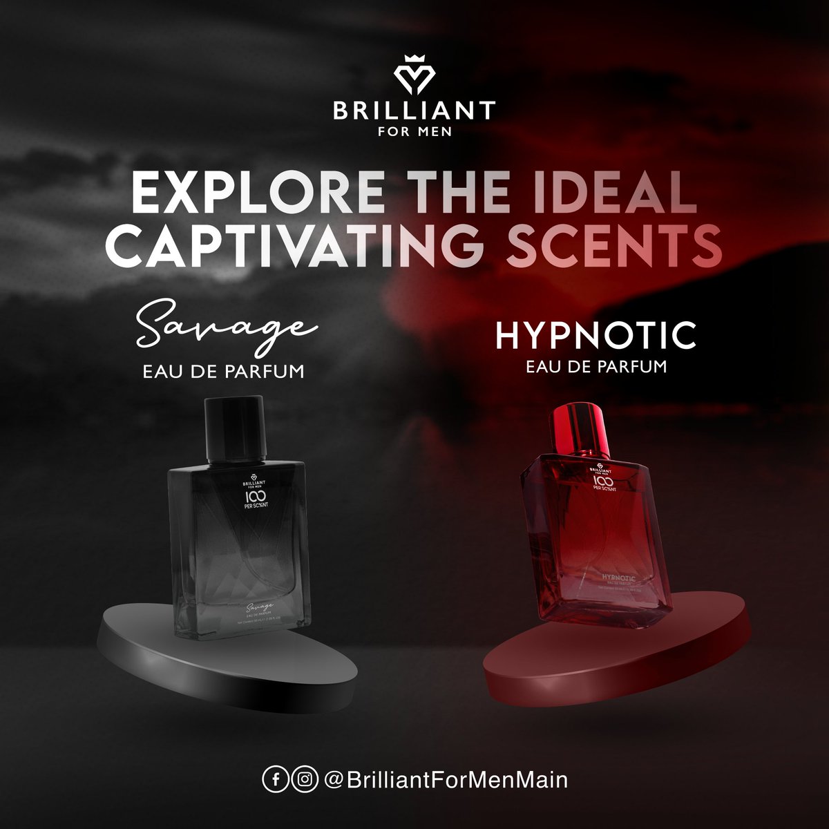 EXPLORE THE IDEAL CAPTIVATING SCENTS! 🔎

Always look for a smell suitable for your daily errands, whether a savage scent or a hypnotic scent to have a versatile choice for various occasions. 👍

#BrilliantForMen 🖤
#BrilliantSkinEssentials ✨