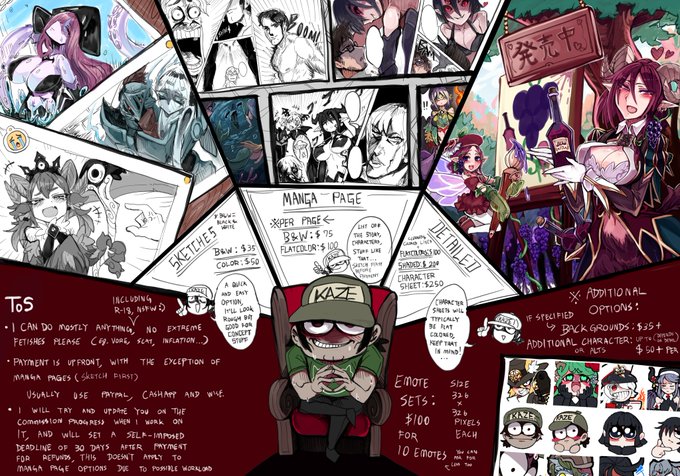 New commission sheet 