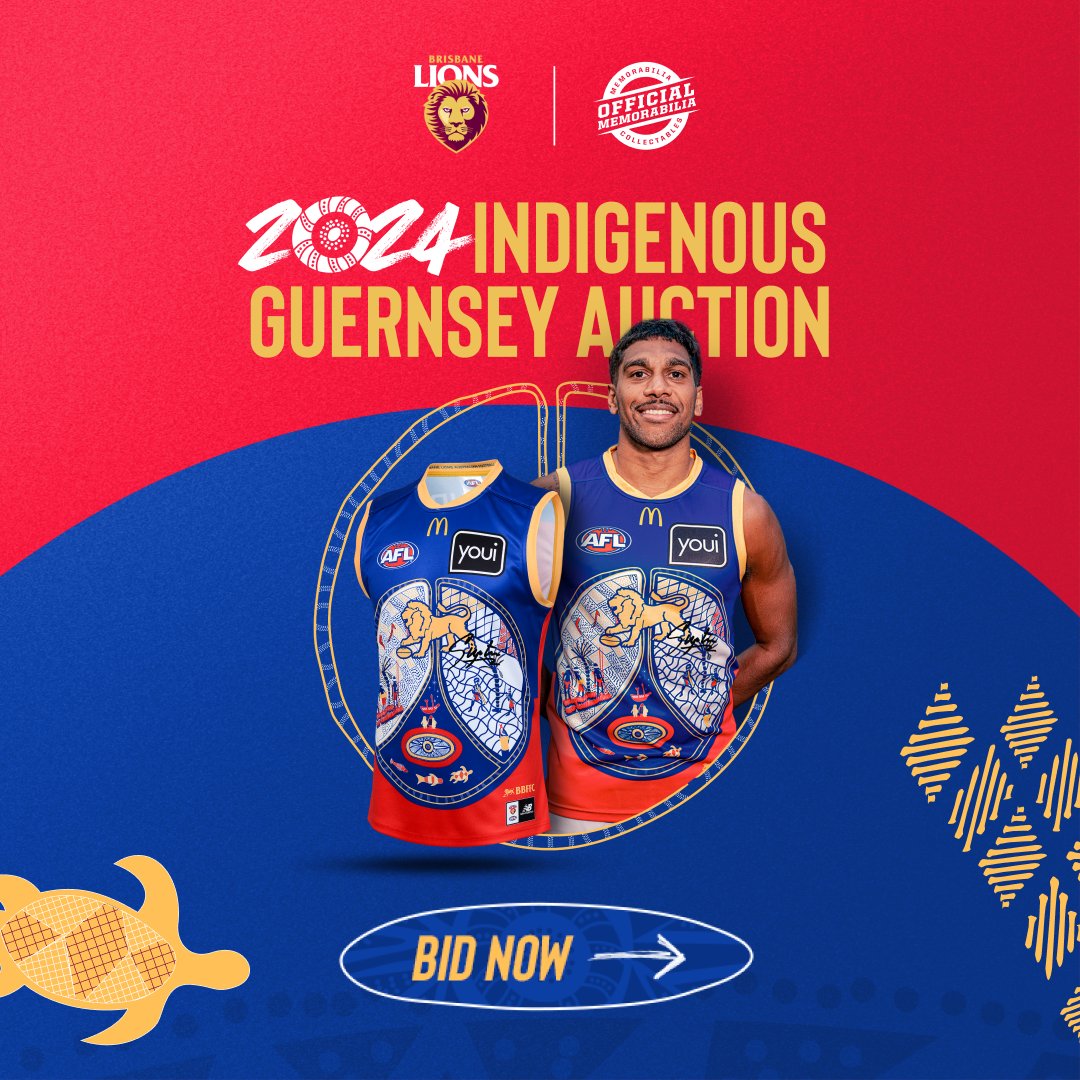 Last Chance to bid on our 2024 match worn and player issue Indigenous Away Guernsey 💥 Bid here ➡️ bit.ly/4b3KkDS