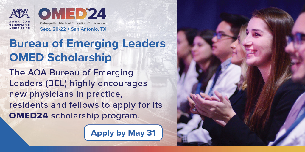 Want to make connections and make an impact? Apply for the Bureau of Emerging Leaders OMED Scholarship Program. Apply by May 31: bit.ly/2L0znJi