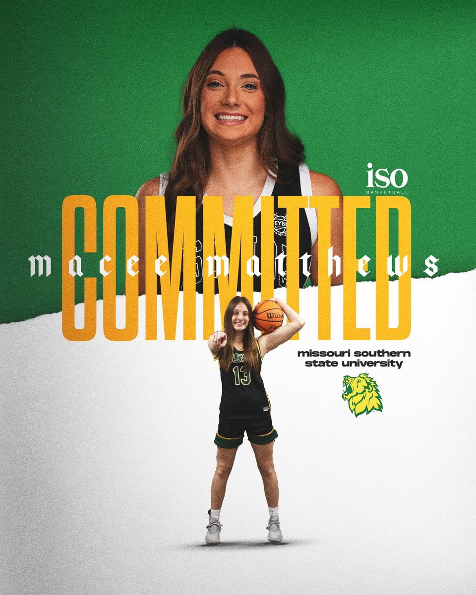 HOME💚💛

I want to thank everyone that has given me the opportunity to play basketball at the next level. I owe everything to God, my parents, coaches, trainers, teammates, and everyone who has believed in me. I’m excited to announce that I’ve found my home at MSSU!

#LionPride