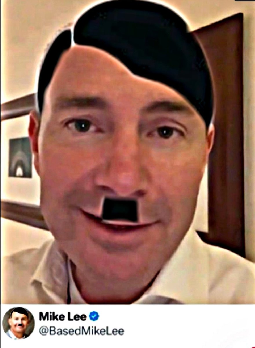 @BasedMikeLee Please like and share if you consider Mike Lee a N*zi