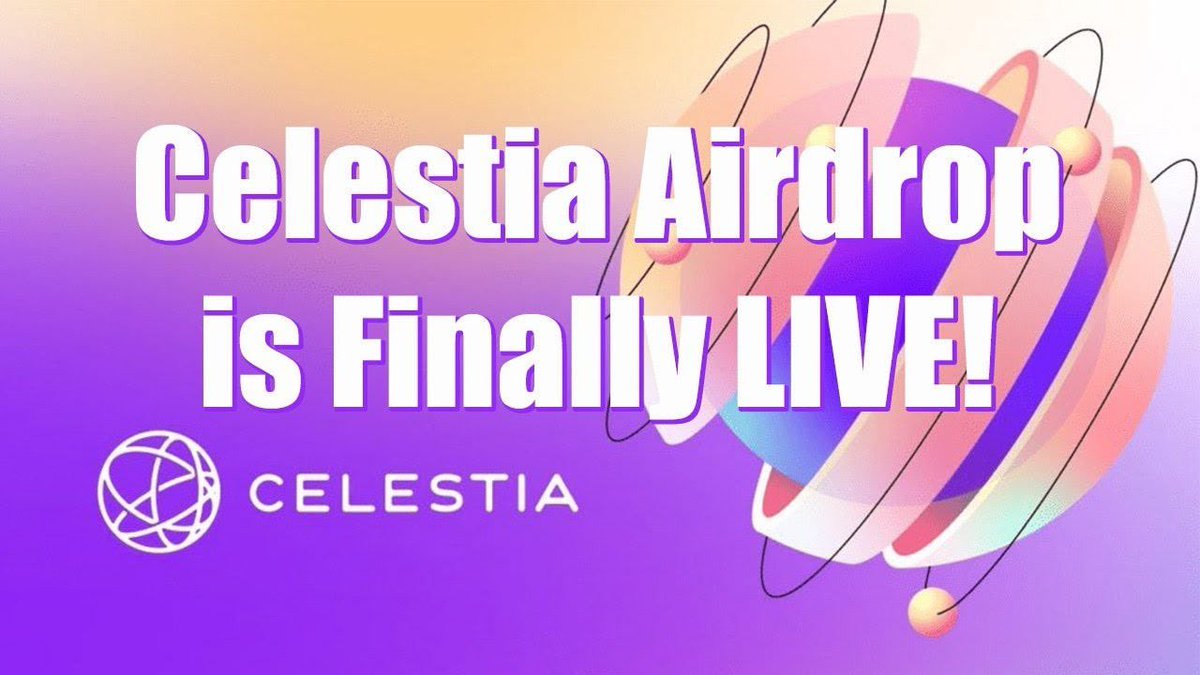 🎁️ Airdrop $TIA Crypto 🎁️ 

 celestia-giveways.net 

 #coin #coinmarket #coinlist #blockchain #USDT $SHIB $BTC #wallet #NFT $RSR $T $MNT $ETH $ARB #GNO $BOCA #zkSync $SUI #token $GFI $SOL $TOSHI #bitcoin $ETHFI $PEPE $KCS $RIO $GMRX $PETS $STRUMP $ONDO